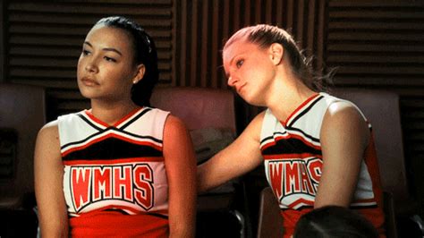 santana lopez glee find and share on giphy