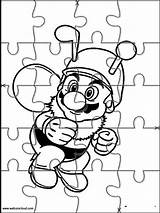 Mario Puzzles Bros Jigsaw Activities Kids Cut Printable Websincloud sketch template