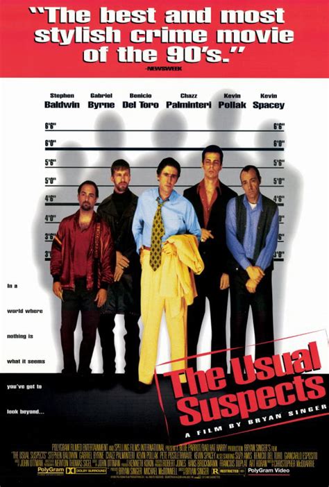 The Usual Suspects 1995 27x40 Movie Poster