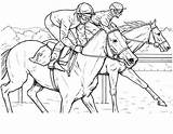 Derby Pferde Effortfulg Ausmalen Cheval Getcolorings sketch template