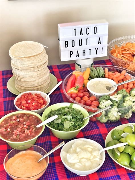 How To Create A First Fiesta Mexican Theme Birthday Party Taco Bar