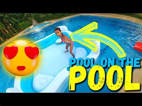 swimming challenge  pool   pool video  kids video  ninas  le