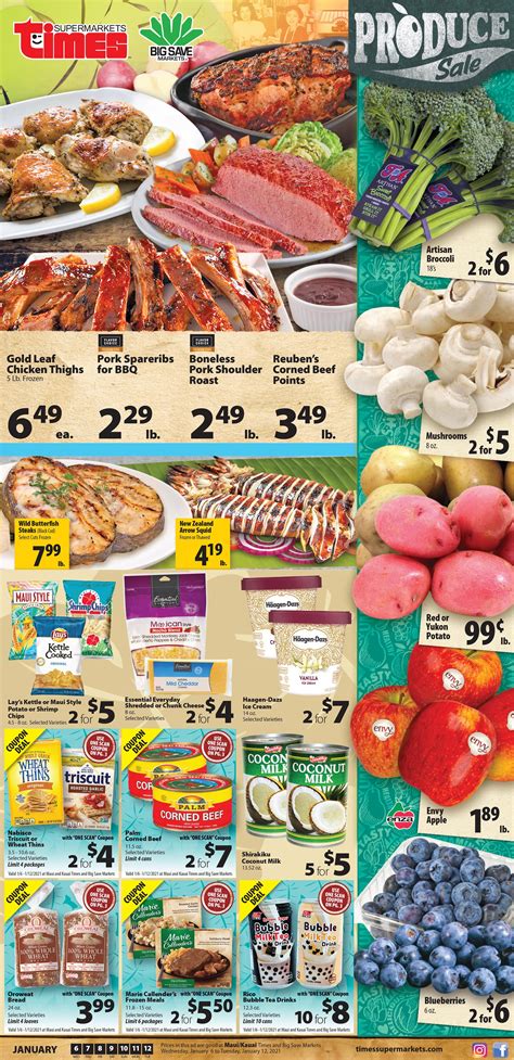 times supermarkets weekly ad flyer january   january