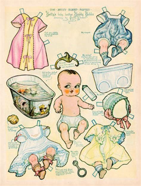 items similar  vintage baby paper doll  digital  printable