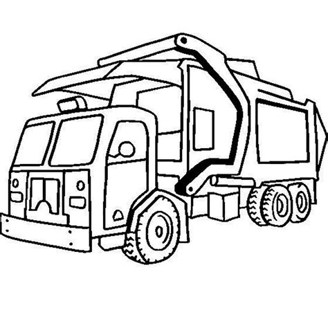 garbage truck coloring pages  print  color