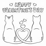 Coloring Pages Valentines Cats Printable Adults Kids Mom Valentine Heart Themed Print 30seconds Tip Book Printables sketch template