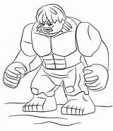 Coloring Hulk Lego Children Pages Dc Comics Fans sketch template