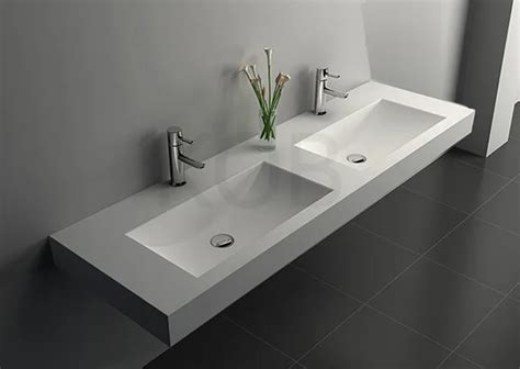Pure Acrylic Series Double Commercial Bathroom Sink Countertop Buy