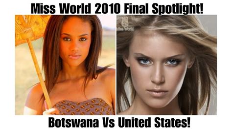 Miss World 2010 Final Spotlight Emma Wareus Vs Alexandria Mills