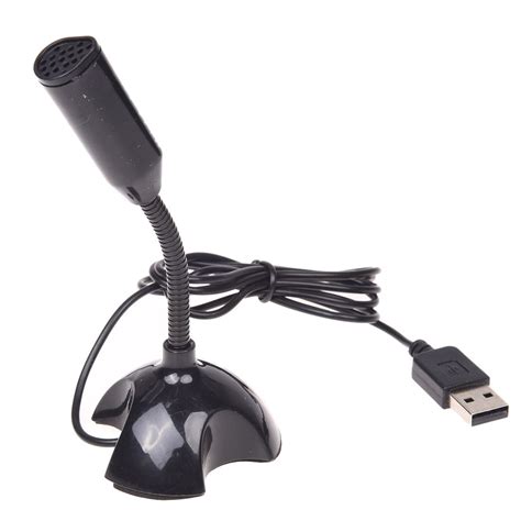 usb microphone web flexible noise canceling mic  mac pc computer