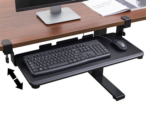techorbits keyboard tray  desk  clamp  keyboard drawer computer stand ergonomic