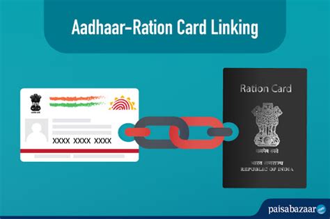 how to link update aadhaar with ration card online offline
