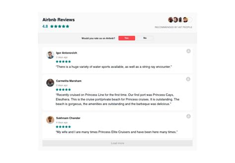 add airbnb reviews  facebook business page
