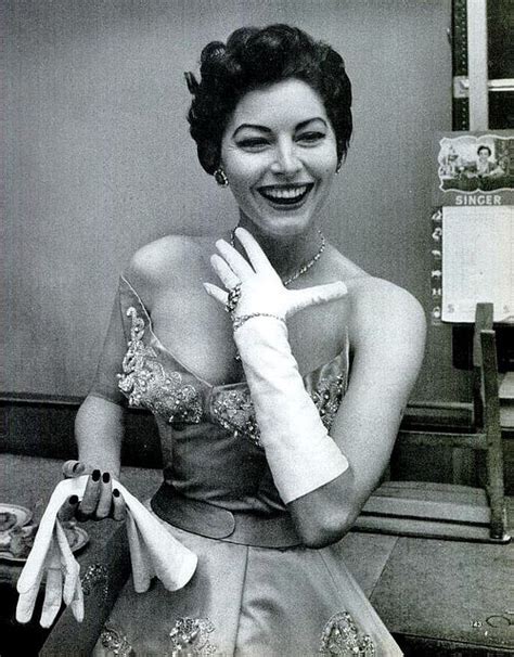 Ava Gardner Wearing Gown By Fontana Sisters Is In Rome During The