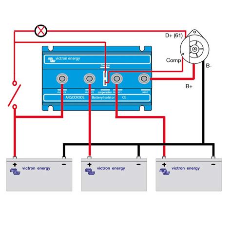 dual battery isolator switch wiring diagram backup gambar