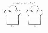 Puppet Template Hand sketch template