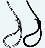 Loop Knot Vector Rope Noose Hanging Hangmans Similar sketch template