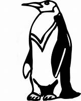 Penguin Coloring Pages Printable Penguins Father Clipartmag sketch template