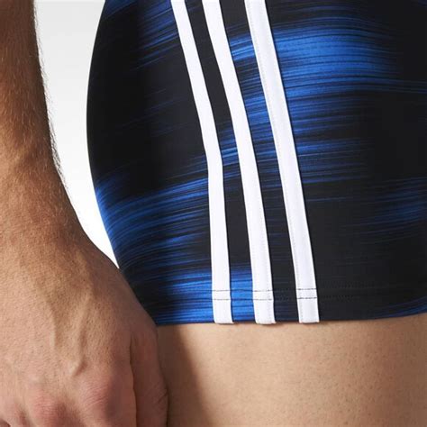 adidas  stripes graphic zwembroek heren zwart intersportnl