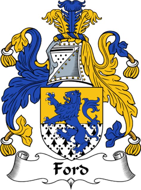 englishgathering  ford coat  arms family crest  surname history