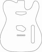 Telecaster Guitar Outline Drawing Template Les Paul Getdrawings sketch template