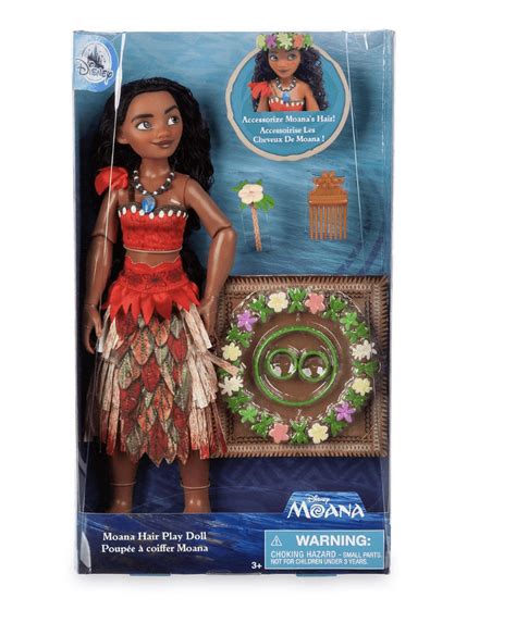 Disney Store Princess Moana Hair Play Doll New With Box