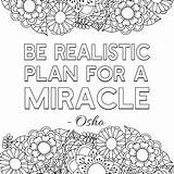 Coloring4free Osho Miracle Realistic Intricate Sayings Coloringhome sketch template