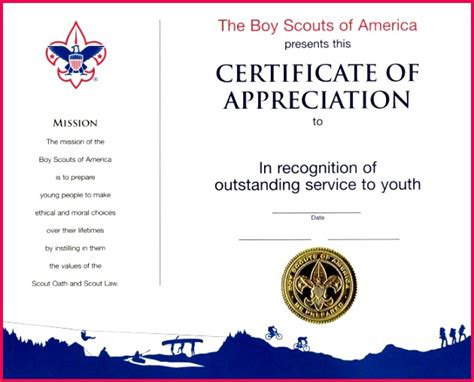cub scout certificate templates  fabtemplatez