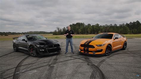 video  ford mustang shelby gtr   shelby gt comparison driving impressions