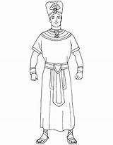 Egyptian King Coloring Costume Drawing Sarcophagus Pages Kids Getdrawings sketch template