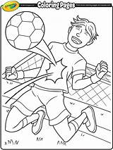 Coloring Soccer Pages Kids Messi Colouring Girl Crayola Sheets Player Printable Football Barcelona Goalkeeper Sports Goalie Playing Print Players Develop sketch template