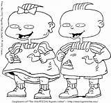 Rugrats Phil Lil Susie sketch template