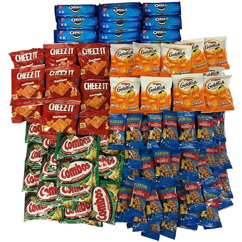 office snacks care package bundle assortment bulk sampler variety pack   crackers