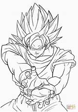 Broly Coloring Pages Para Colorear Printable Goku Ssj sketch template