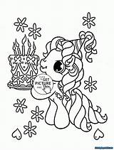 Coloring Unicorn Birthday Pages Cake Marvelous Birthda Animal sketch template