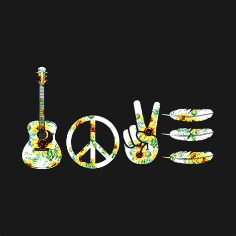 love hippie hippie  shirt teepublic