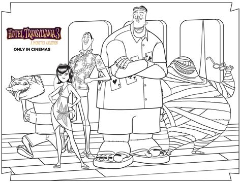 hotel transylvania coloring pages  coloring pages  kids