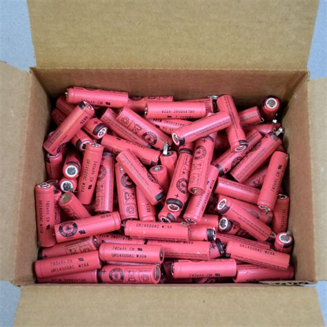 lot  sanyo li ion mah battery model urac battery