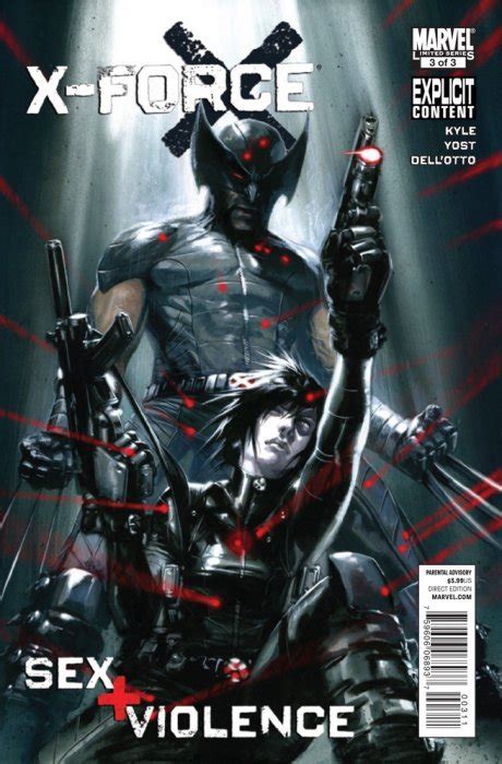 X Force Sex And Violence 1 Marvel Comics Comic Book Value And