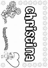 Arianna Coloring Pages Name Sheets Alyssa Color Names Ashlyn Arriana Template Hellokids Print sketch template