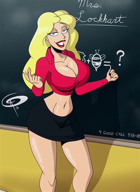 rule 34 1girls blonde hair breasts bust busty chalkboard
