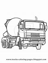 Coloring Pages Truck Wheeler Chevy Construction Mixer Drawing Kids Tundra Trucks Toyota Printable Pickup Drawings Vehicle Ram Clipart Silverado Lifted sketch template