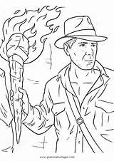 Indiana Jones Ausmalbilder Malvorlage Trickfilmfiguren sketch template
