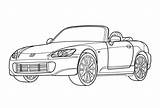 Honda Coloring Pages sketch template