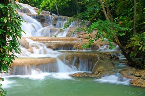 dunns river falls ocho rios jamaica amazing places  earth places
