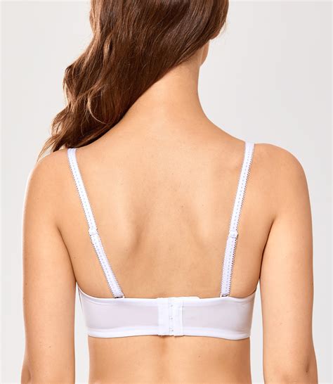 dobreva women s lace strapless bra plus size underwire unlined