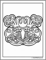 Celtic Coloring Pages Thistle Scotland Irish Scottish Printable Colorwithfuzzy Patterns Symbols Gaelic Getdrawings Color Designs Knot Print Getcolorings sketch template