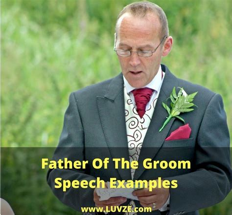 20 Best Father Of The Groom Speech Toast Examples Grooms Speech