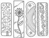 Coloring Pages Bookmarks Printable Color Printables Book Bookmark Adult Classroomdoodles Doodles Kids Reading Make Classroom Cute Diy Colouring Doodle Fun sketch template