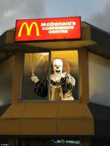 creepy ronald mcdonald statue prompts hilarious photoshop battle daily mail